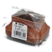 F55-6501 [フリーサイズゴム脚キャップ バラ 茶 長角 35x50～52x65mm用]