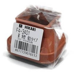 F4-3401 [フリーサイズゴム脚キャップ バラ 茶 角 30～40mm用]