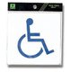 ES120-1 [プレート 身障者マーク 120x120mm シール]