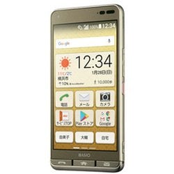 BASIO3 KYV43 スマートフォン au ゴールド ヨドバシ.com - au エーユー BASIO3（ベイシオ スリー） KYV43