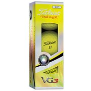 VG3 2018年モデル イエローパール [ゴルフボール 1スリーブ3球入り]