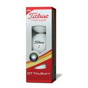 DT TRUSOFT 2018年モデル ホワイト ＜ゴルフボール 1スリーブ3球入り＞ [ゴルフボール 1スリーブ3球入り]