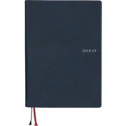 2018年4月始まり アポイントダイアリー 1週間バーチカル A5 ネイビー E1131