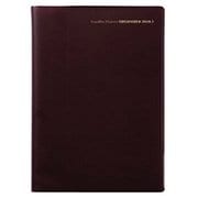 B6 1日1ページ PVC 2018年4月 バーガンディ 64089