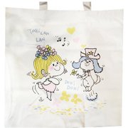 ECMA832 エコマーク付コットンバッグ 水森亜土 ダンス [キャラクターグッズ]