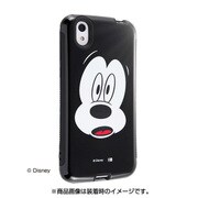 IN-DAQSEAC1/MKF [AQUOS sense/sense lite/sense basic スマホ耐衝撃ケース アンドカバー ディズニー ミッキーマウス・フェイス]