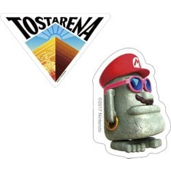 スーパーマリオオデッセイ トラベルステッカー 2 砂の国 [ステッカー2枚付き]