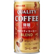 クオリティコーヒー微糖 185g×30本