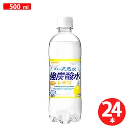伊賀の天然水 強炭酸水 レモン 500ml×24本 [炭酸水]