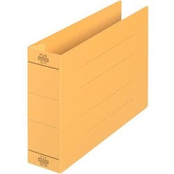 A5E フラットファイル 厚とじ 500枚収納 No.042SW イエロー