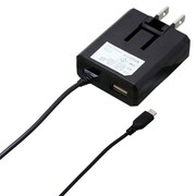 microUSB AC充電器2.4A 1.8m ブラック BCACM1U2418BK