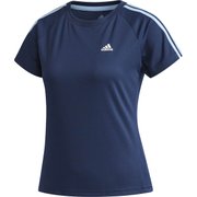 EUD16-CX3668-J/M [W D2Mトレーニング定番3ストライプ半袖Tシャツ]