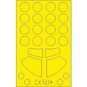 EDUCX504 [B-2A 塗装マスクシール (モデルコレクト用) 1/72 マスクシート]