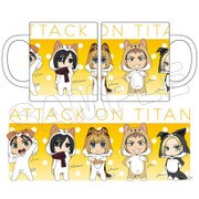 進撃の巨人 あにまるっこマグカップA [キャラクターグッズ]