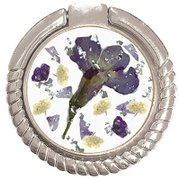 SW-SR-004 [スマホリング Purple flower]