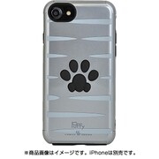 PFHC299TSL [Puffy Nikukyu Hybrid Case iPhone 8/7/6s/6用 トラ シルバー]