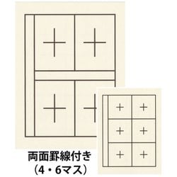 下敷 規格判 白 4マス・6マス入り AE-04