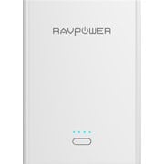 RAVPower 10400mAh モバイルバッテリー Type-Cアダプタ付き ホワイト RP-PB073-WH