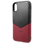 Edge Hybrid Case for iPhone X用 Burgundy