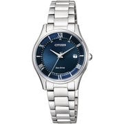 CITIZEN COLLECTION(シチズンコレクション) エコ・ドライブ電波時計 薄型シリーズ デイト付 レディスモデル ステンレスバンド/ブルー ES0000-79L