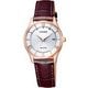 CITIZEN COLLECTION（シチズンコレクション） エコ・ドライブ電波時計 薄型シリーズ デイト付 レディスモデル レザーバンド/ピンクゴールド ES0002-06A