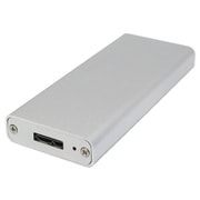 M.2 SSD用アルミケース シルバー M2-CASE-U3G1-SL