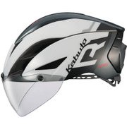 自転車ヘルメット AERO-R1 G-1ホワイトダークグレー L/XL