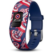 キッズ向けアクティビティトラッカー vivofit jr. 2 アジャスタブルタイプ Marvel Captain America 010-01909-62