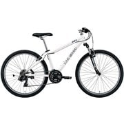 26インチマウンテンバイク 320mm(140~155cm) 外装21段変速 SHIMANO TOURNEY LGS-M8.0 Casual style LGホワイト