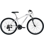 26インチマウンテンバイク 370mm(150~165cm) 外装21段変速 SHIMANO TOURNEY LGS-M8.0 Casual style LGホワイト