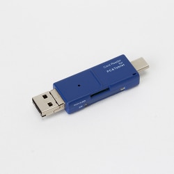 ヨドバシ Com Digio デジオ Crw Tcmsd72bl Usb2 0 Type C Microb A Sdカードリーダー ライター ブルー 通販 全品無料配達