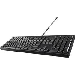 USB接続 有線フルキーボード ディープストローク パンタグラフ構造 日本語配列(かな刻印なし) ブラック BSKBU510BK