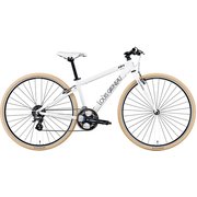 カジュアルクロスバイク 370mm(150~165cm) 外装24段変速 SHIMANO ALTUS LGS-L8 Casual style LGホワイト