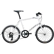 ミニベロ スモールバイク 500mm(160~175cm) 外装8段変速 SHIMANO TOURNEY TX LGS-X8.1 Minivelo style LGホワイト
