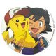 PMTB725 [缶バッジ ポケットモンスター サトシとピカチュウ]
