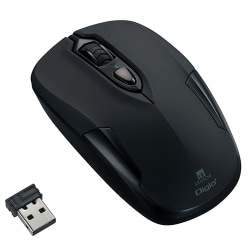 IR 無線静音マウス 3ボタン ブラック MUS-RIT126BK