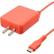 TYPE-Cケーブル一体型 AC充電器 1.5m レッド OWL-ACJTC15V-RE