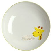 子供用食器 きりん Happy Animal 深皿 ダイ きりん