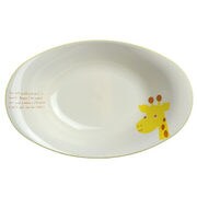 カレー・パスタ皿 きりん Happy Animal カレーパスタ皿 きりん