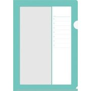 書けるクリアファイル リスト グリーン CF-029