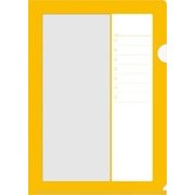 書けるクリアファイル リスト オレンジ CF-030