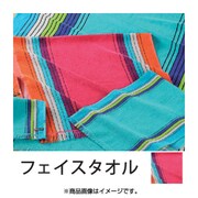 フェイスタオル ポルト ストライプ＆チェック フェイスタオル ピンク