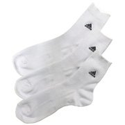 06F21W アディダス ソックス 3P ショート01  24-26ｃｍ [ソックス]