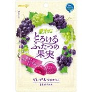 果汁グミとろけるふたつの果実グレープ＆マスカット 52g