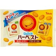 6Pちっちゃいハーベストアソート 香ばしセサミ&バタートースト 162g(27g×6袋)