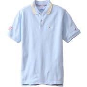 18SS C3-MS301 320 SAX L [半袖ポロシャツ サックス Lサイズ メンズ]