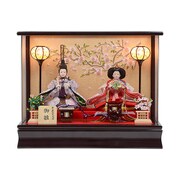 wa_2-3 [雛人形 親王 アクリルケース飾り(パールぶどう塗)]