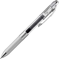 ゲルインキボールペン ENERGEL infree（エナージェル インフリー） 0.4mm ノック式 インク色：ブラック 本体色：クリア ニードルチップ 速乾 BLN74TL-A