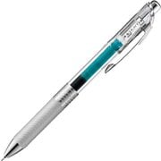 ゲルインキボールペン ENERGEL infree(エナージェル インフリー) 0.5mm ノック式 インク色:ターコイズブルー 本体色:クリア ニードルチップ 速乾 BLN75TL-S3