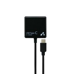 高出力2.4A Type-C AC充電器 ブラック AKJ-CT24